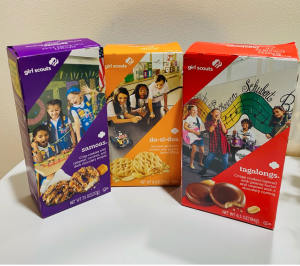 Girl Scout season, January to April, sells cookies to people across the world, adding Adventurefuls to the collection of desserts. 