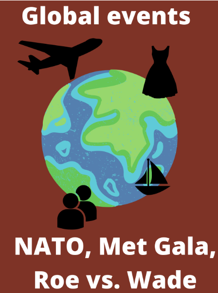 People live as new events impact the world everyday, such as Finland and Sweden applying to join NATO, the 2022 Met Gala and the Roe v. Wade draft leak. 
