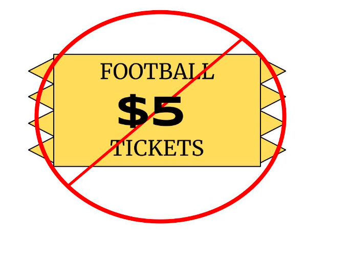 Staples Football charges five dollars for all Staples students and spectators to be permitted into their football games