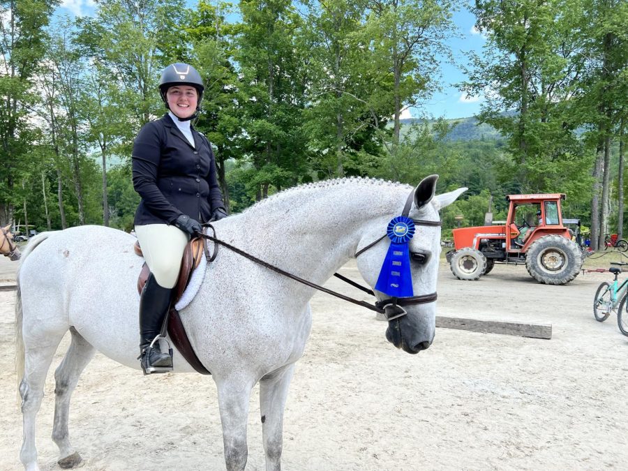 Walsh competes at various horseback riding competitions across the country.