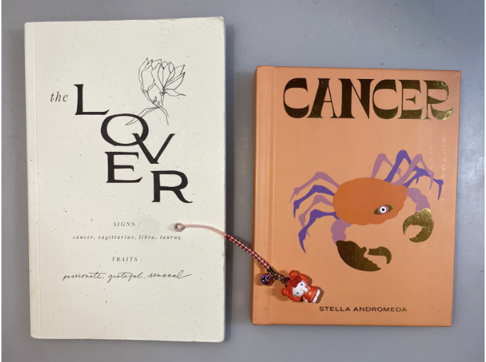 Over the years, I’ve collected my fair share of astrology paraphernalia, including a notebook, an informational book about Cancers and a Hello Kitty keychain dressed as a crab.