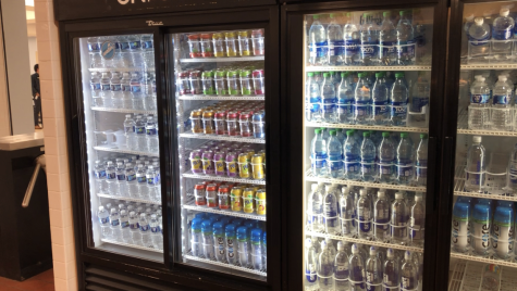 The Staples cafeteria offers a variety of water options, including spring water, ionized water, alkaline water and even water with a hint of flavor.
