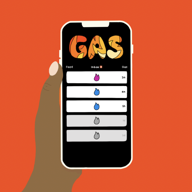 Gas+has+become+another+commonly+seen+social+media+app+on+teenagers+phones.+At+Staples+currently%2C+the+user+population+is+growing+daily.