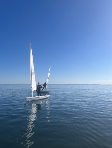 Winter sailors from Cedar Point Yacht Club practice in the offseason and enjoy the views.