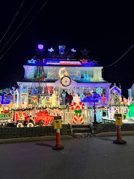 The Wonderland House is found on Roseville Terrace in Fairfield. It has 500,000 lights and takes five people six to eight months to set up this display. They have lights ranging from minions to a Sandy Hook memorial throughout their yard. Although energy costs are rising in New England, the Halliways are already aware of the 20% increase in electric bills. 