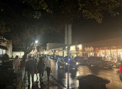 View of downtown Westport during the holiday stroll, which took place on Dec. 3. 