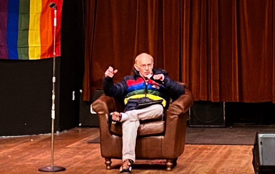 On Jan. 30 at Toquet Hall, Lighthouse hosted its “A Night of Queer History” event at Toquet Hall. Dan Woog (pictured above), Westport LGBTQ+ advocate, spoke on the history—and future—of the gay community.