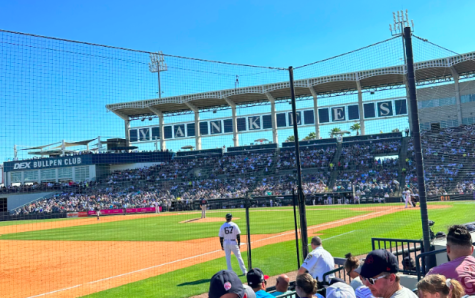 The New York Yankees and the Atlanta Braves play a Spring Training game on Feb. 26 before players went off to the World Baseball Classic.  