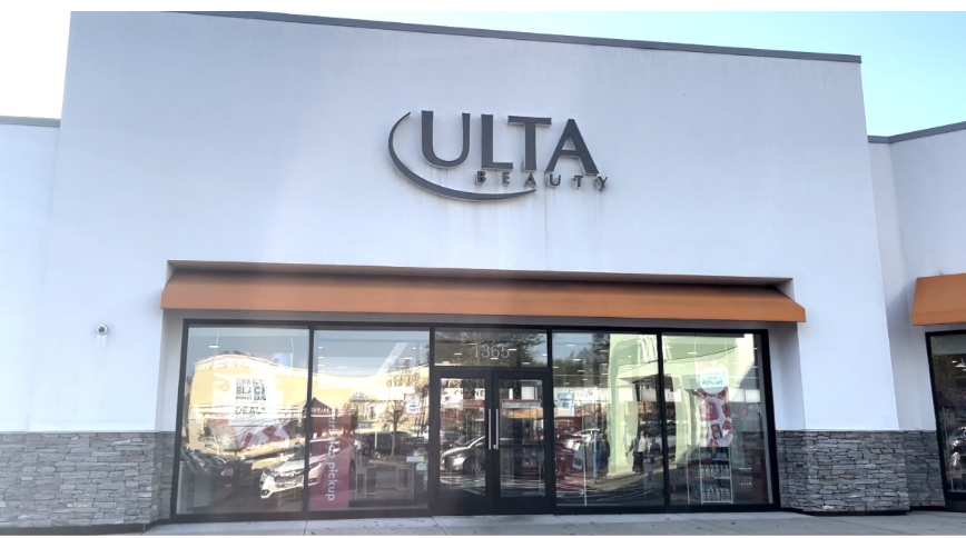 Ulta beauty is located on Post Road in Westport and offers a variety of beauty products.
