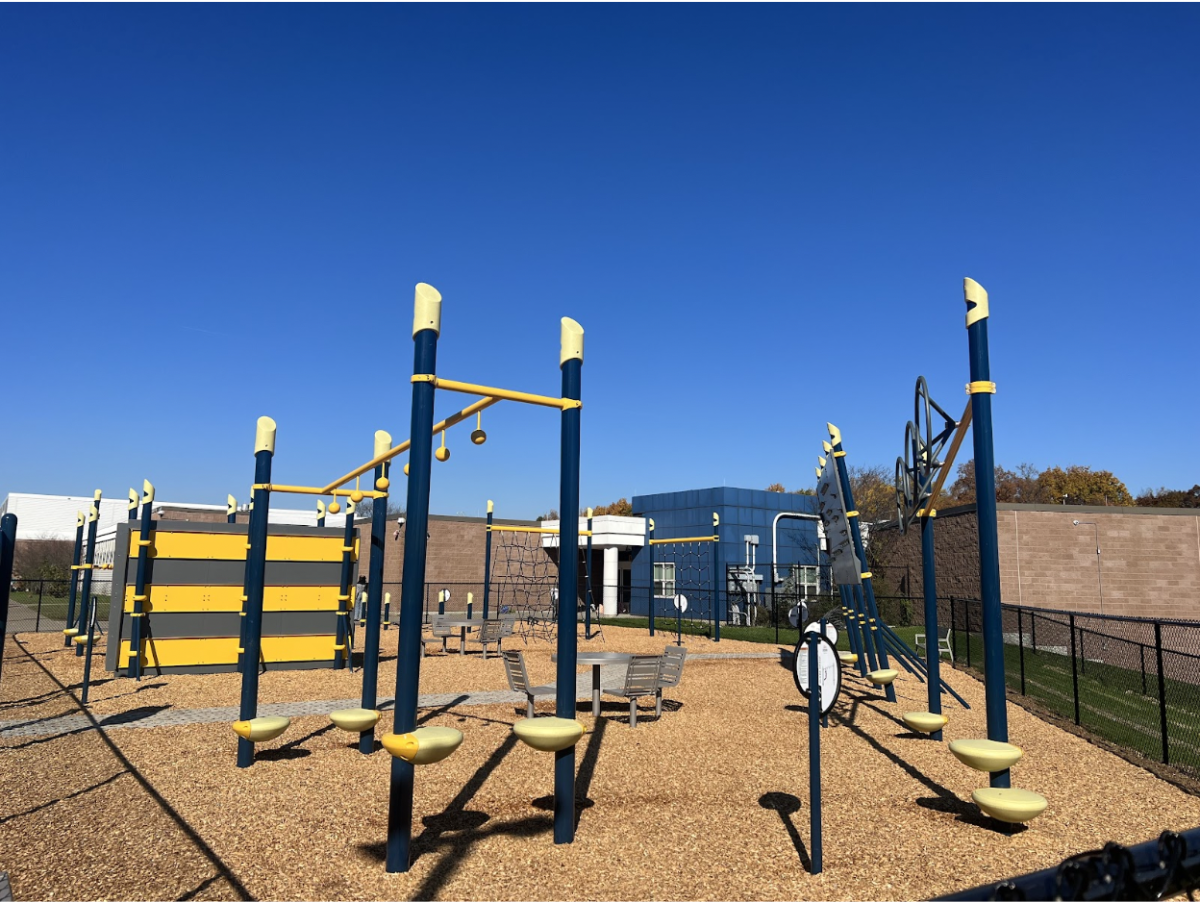 The Fitcore playground at Bedford Middle School has been finished. The structure will become available to the community once the students and staff have been trained on its components and safety protocols. 