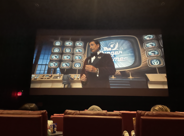 The AMC Royal 6 movie theater in Norwalk previewed the trailer for The Ballad of Songbirds and Snakes, the prequel to The Hunger Games series, on the big screen ahead of its official release on Nov. 17.
