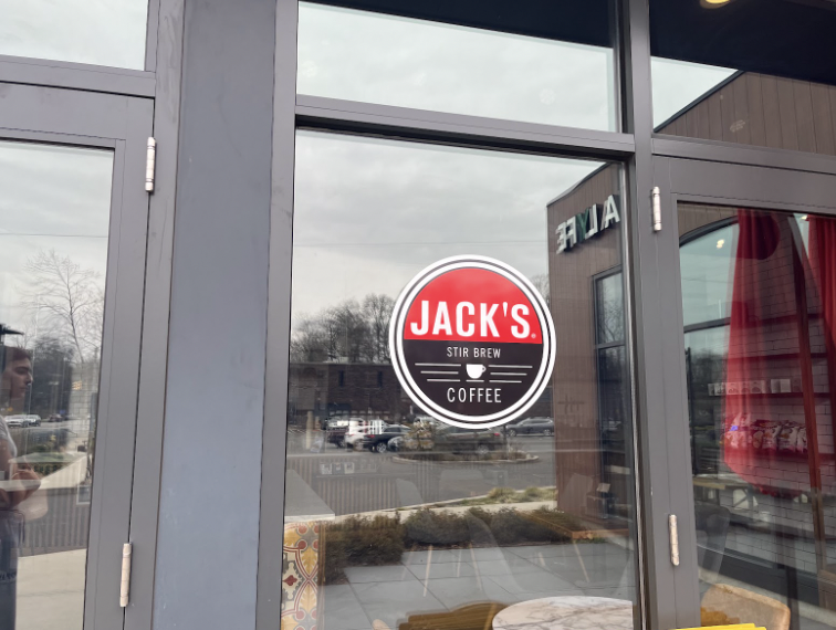 Jack’s Stir Brew Coffee is a coffeehouse chain with seven locations in and around New York City. The shop is an organic coffee shop and vegan bakery. 