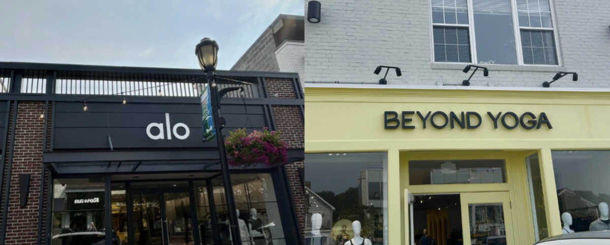 Alo and Beyond Yoga opened in Westport after being under construction over the summer.