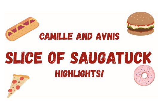 Camille Blundell ’27 and Avni Krishna ’27 walk the 2025 Slice of Saugatuck festival and give you their ratings of each restaurant. 
