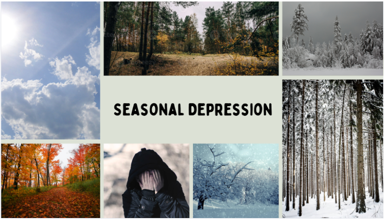 The cycle of seasonal depression through the lens of the four seasons.
