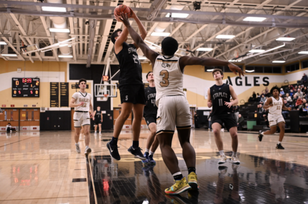 Staples Boys Basketball will rematch Trumbull tomorrow night at 7 p.m. This will be the first time the teams match up again since Trumbull's 46-45 victory last year.