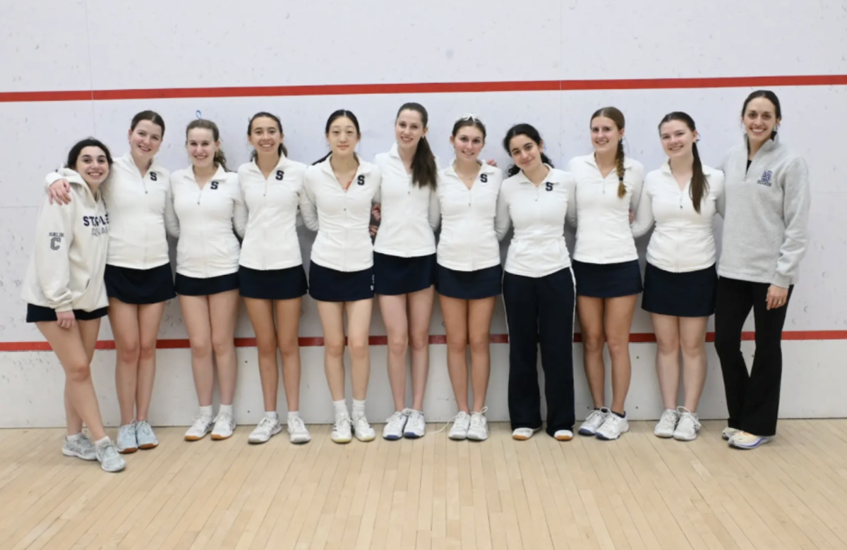 Staples girls’ squash competes in Division 3 at High School Nationals.