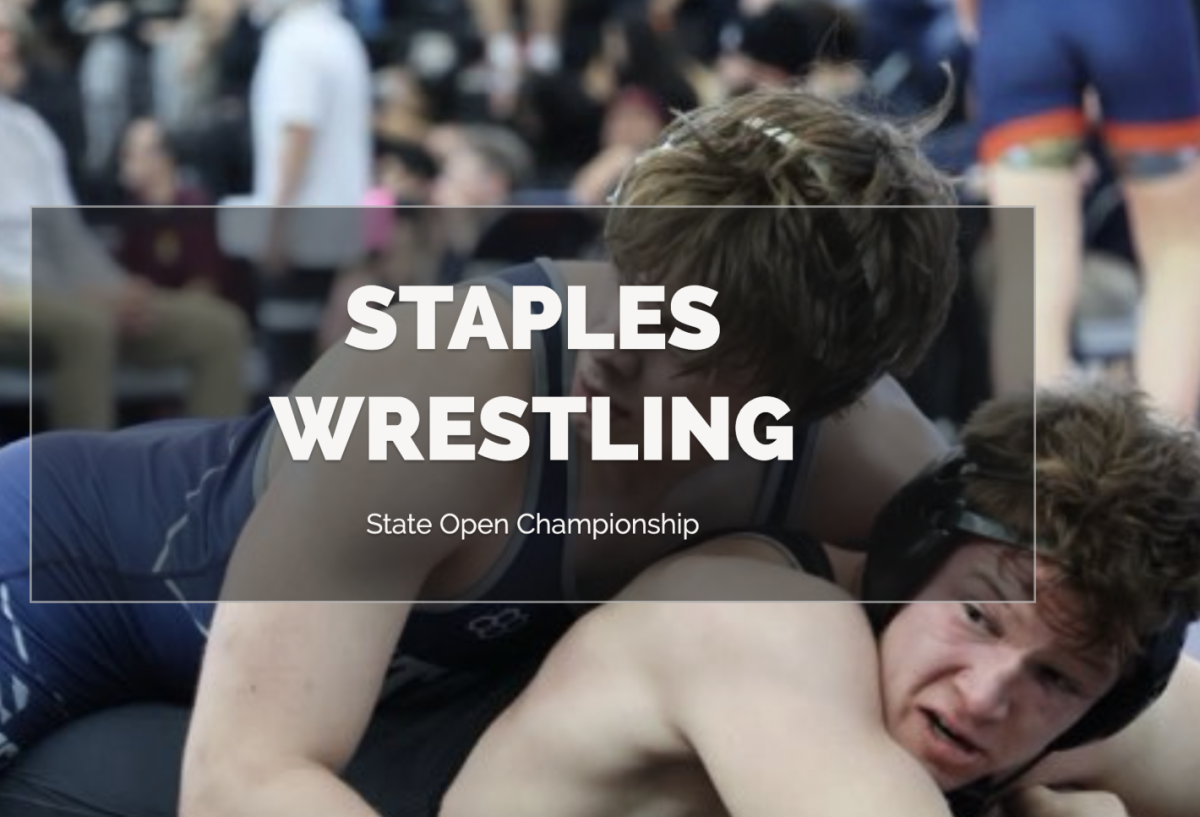 Damian Rousseau ’26 looks to pin his opponent in his victorious match in the round of 16.
